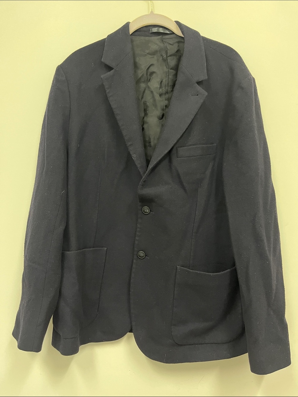 Ted Baker Wool Blend Men's Dark Navy Two-Button Sport Coat size 5